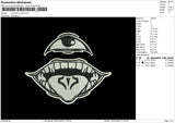 Mouth 2401 Embroidery File 6 sizes