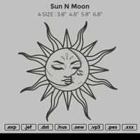 Sun N Moon Embroidery