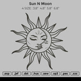 Sun N Moon Embroidery