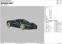 Supercar Embroidery