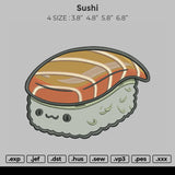 Sushi Embroidery