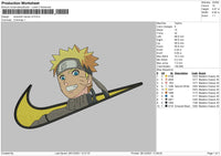 Swoosh Naruto V2 Embroidery