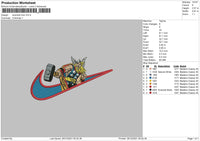 Swoosh Thor Embroidery