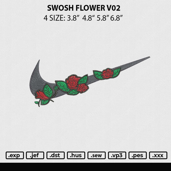 Swoosh Flower V02