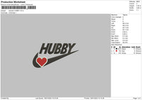 Swoosh Hubby Embroidery File 6 sizes