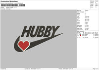 Swoosh Hubby Embroidery File 6 sizes