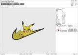 swoosh pokemon v5 Embroidery