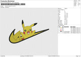 swoosh pokemon v5 Embroidery