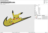 swoosh pokemon v5 Embroidery