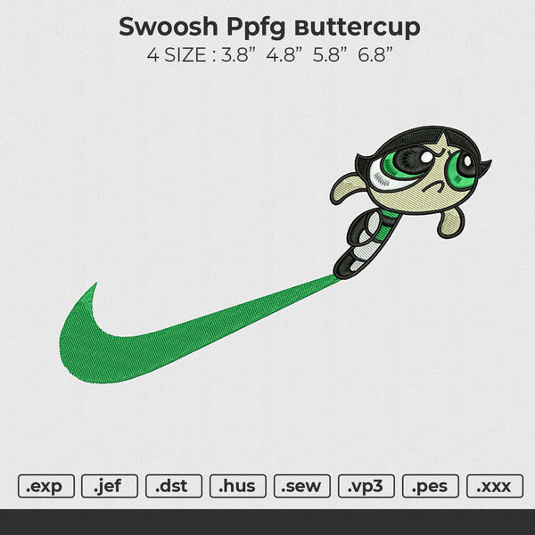 Swoosh Ppfg Buttercup Embroidery