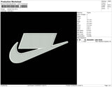 Swoosh Box Embroidery