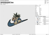 Swoosh Goku v7 Embroidery