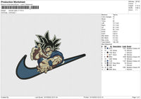 Swoosh Goku v7 Embroidery