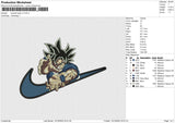 Swoosh Goku v7 Embroidery