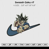 Swoosh Goku v7 Embroidery