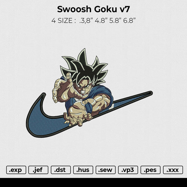 Swoosh Goku v7 Embroidery