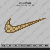 Swoosh Gucci Embroidery