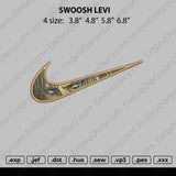 Swoosh Levi titan Embroidery