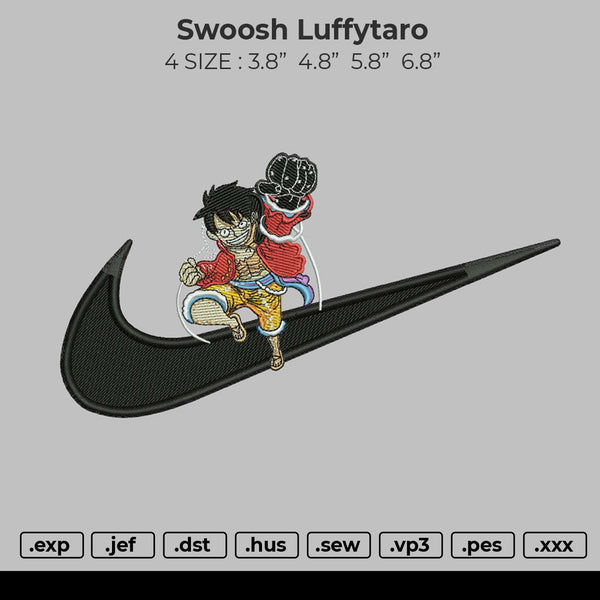 Swoosh Luffytaro Embroidery