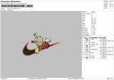 Swoosh Punchman Embroidery