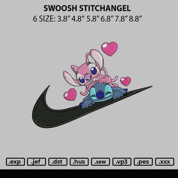 Swoosh Stitchangel Embroidery