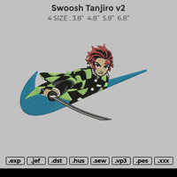 Swoosh Tanjiro V2 Embroidery