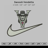 Swoosh Vendetta Embroidery