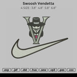 Swoosh Vendetta Embroidery