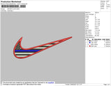 swoosh flag Embroidery