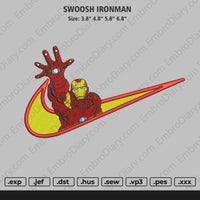 Swoosh Ironman Embroidery