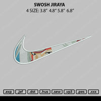 Swoosh Jiraya Embroidery