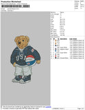 Teddy Bear USA Embroidery