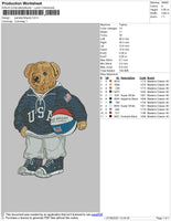 Teddy Bear USA Embroidery