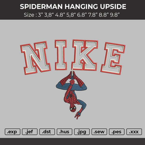 SPIDERMAN HANGING UPSIDE