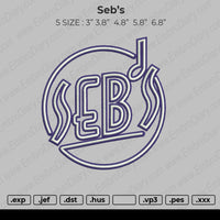 Sebs Logo Embroidery