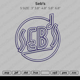 Sebs Logo Embroidery