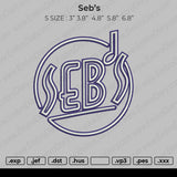 SEBS LOGO Embroidery