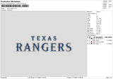 Ranger Text Embroidery File 6sizes