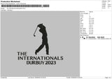 The Internationals Embroidery File 6 sizes