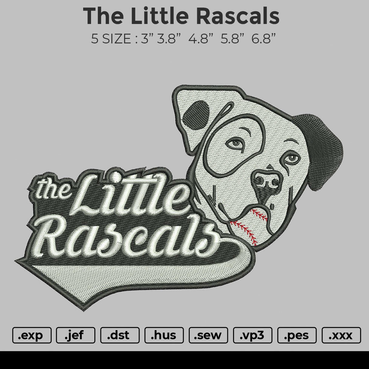 The Little Rascals Embroidery – embrostudio