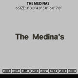 The Medinas Embroidery File 6 sizes