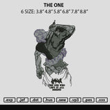 The One Embroidery File 6 sizes