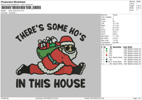 House Hos Embroidery File 6 sizes