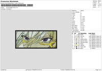 The Strongest King Embroidery File 6 sizes