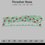 Thrasher Rose Embroidery