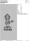 Boy Outline Embroidery File 6 sizes