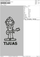 Boy Outline Embroidery File 6 sizes