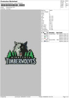 Wolves Embroidery File 6 sizes