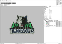 Wolves Embroidery File 6 sizes