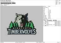 Wolves Embroidery File 6 sizes